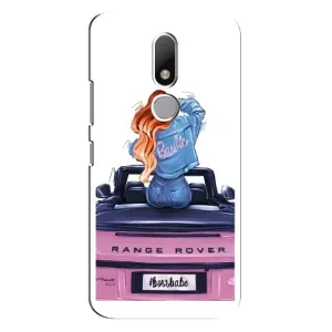 Чохол з друком для Motorola Moto M - (Мода) (AlphaPrint) (На машині)