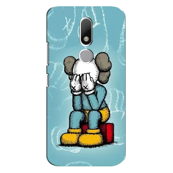 Чехол с принтом «Плач Bearbrick» для Motorola Moto M