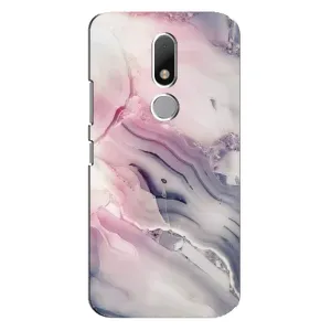 Мраморний чехол на Motorola Moto M (VPrint) (Пурпурний Мрамор)