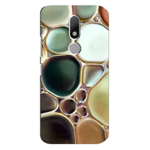 Мраморний чехол на Motorola Moto M (VPrint) (Радужний Мрамор)