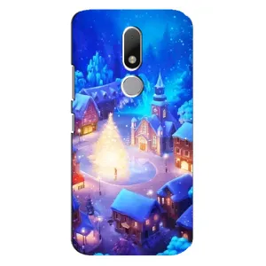 Різдвяні Чохли для Motorola Moto M (VPrint) (Різдвяне місто)