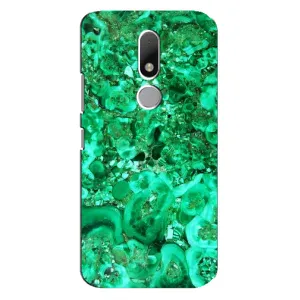 Мраморний чехол на Motorola Moto M (VPrint) (Салатовий Мрамор)