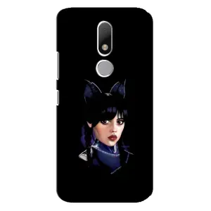 Чохли Венсдей на Motorola Moto M Уенсдей (AlphaPrint) (серйозна Венздей)