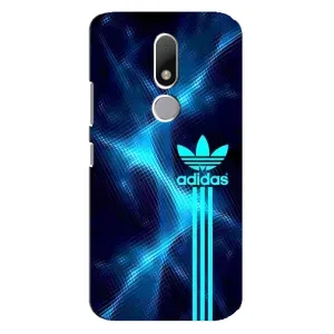 Чохли Адидас для Motorola Moto M (AlphaPrint) (Синій Адідас)
