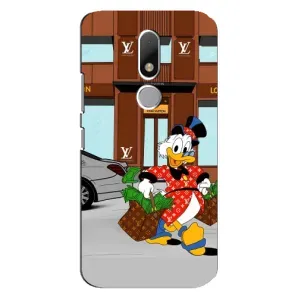 Чехли для Motorola Moto M - Скрудж МакДак Louis Vuitton (PREMIUMPrint)