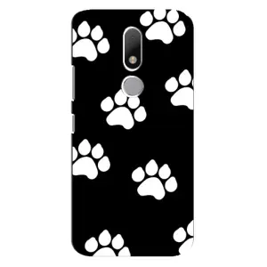 Чохли з собаками для Motorola Moto M (VPrint) (Сліди собаки)