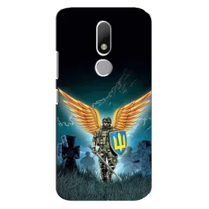 Чехлы с картинкой ЗСУ для Motorola Moto M (AlphaPrint) (Солдат ЗСУ)