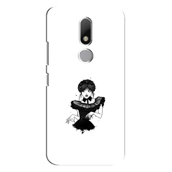 Чохол з принтом «танець Венздей» для Motorola Moto M