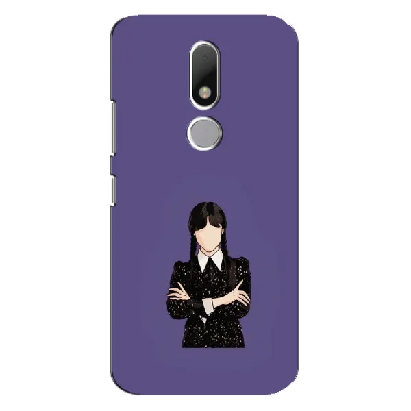 Чохол з принтом «Венздей у чорному» для Motorola Moto M