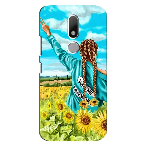 Чохол з принтом «Україночка» для Motorola Moto M