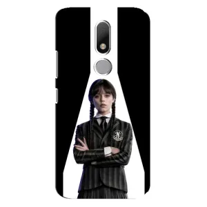 Чохли Венсдей на Motorola Moto M Уенсдей (AlphaPrint) (W-Wednesday)