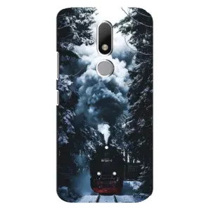 Новорічні, Святкові Чохли для Motorola Moto M - 2024 год (Зимовий потяг)