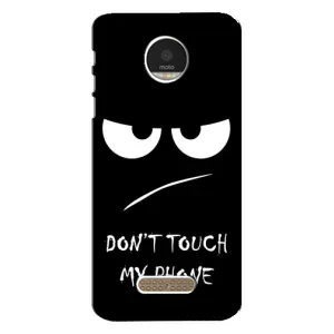 Чехол с принтом «Dont Touch» для Motorola MOTO Z Play
