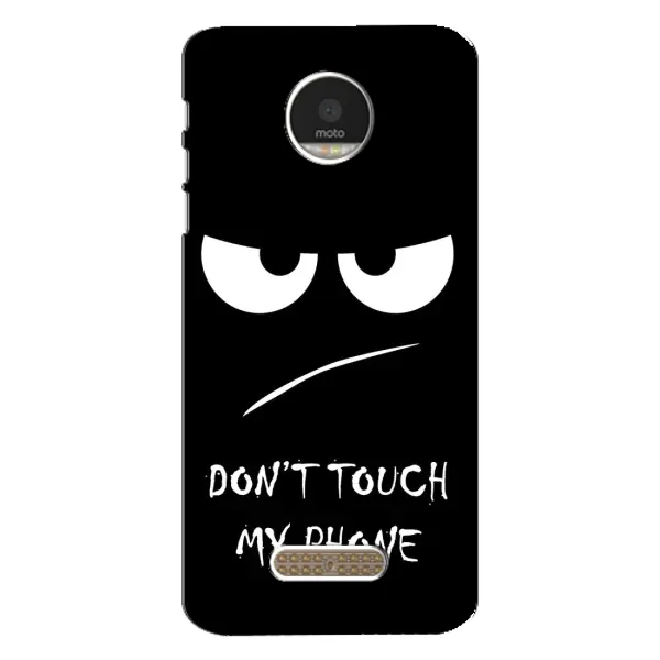 Чехол с принтом «Dont Touch» для Motorola MOTO Z Play Чехол с принтом «Dont Touch» для Motorola MOTO Z Play