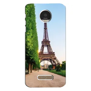 Чехол с принтом «Дорога в Париж» для Motorola MOTO Z Play