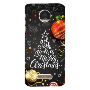 Різдвяні Чохли для Motorola MOTO Z Play (VPrint) (Ялинка)