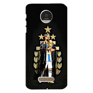 Чохли для Motorola MOTO Z Play (Leo чемпіон) (AlphaPrint) (Мессі Король)