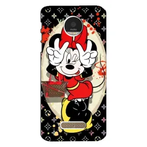 Чохол Disney Mouse Motorola MOTO Z Play (PREMIUMPrint) (Мінні peace)