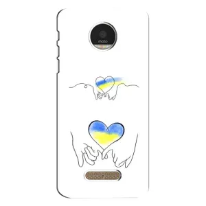 Чохол з принтом «Мир Україні» для Motorola MOTO Z Play
