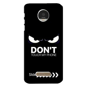 Чехол с принтом «Не трогай телефон» для Motorola MOTO Z Play