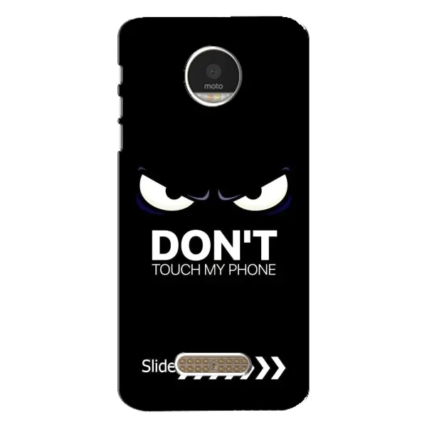 Чехол с принтом «Не трогай телефон» для Motorola MOTO Z Play Чехол с принтом «Не трогай телефон» для Motorola MOTO Z Play