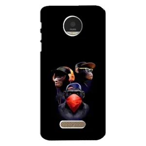 Чохол з Мавпами Motorola MOTO Z Play - (AlphaPrint)