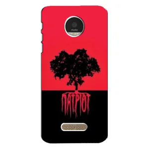 Украинские Чехлы для Motorola MOTO Z Play с картинкой УПА (AlphaPrint) (Патріот)