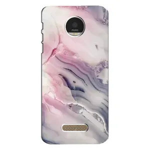 Мраморний чехол на Motorola MOTO Z Play (VPrint) (Пурпурний Мрамор)