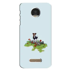 Чохли з картинкою собаки Патрон для Motorola MOTO Z Play (AlphaPrint) (Сапер Пес)