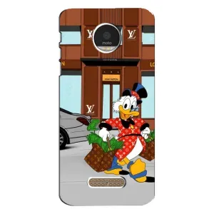 Чехли для Motorola MOTO Z Play - Скрудж МакДак Louis Vuitton (PREMIUMPrint)