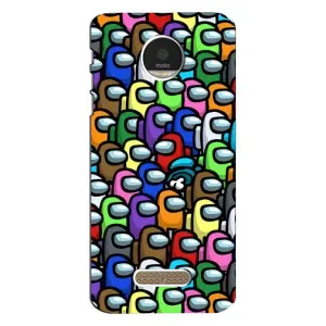 Чехол Амонг Ас для Motorola MOTO Z Play (AlphaPrint)