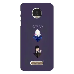 Чохли Венсдей на Motorola MOTO Z Play Уенсдей (AlphaPrint) (Венздей і подруга)