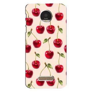 Чохли з фруктами для Motorola MOTO Z Play (VPrint) (Черешня)