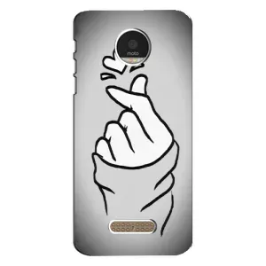 Чехол с принтом «Значок Love» для Motorola MOTO Z Play