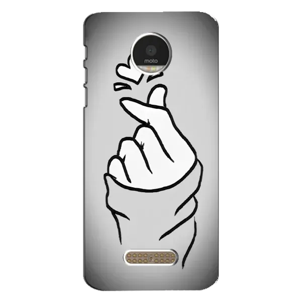 Чехол с принтом «Значок Love» для Motorola MOTO Z Play