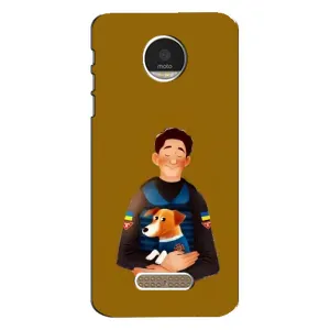Чохли з картинкою собаки Патрон для Motorola MOTO Z Play (AlphaPrint) (ЗСУ Патрон)