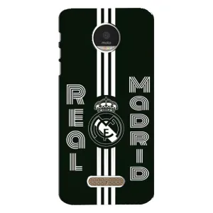 ФК Реал Мадрид чохли для Motorola MOTO Z (AlphaPrint) (чорно білий Реал)
