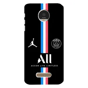 Чохли PSG для Motorola MOTO Z (AlphaPrint) (футболка ПСЖ)