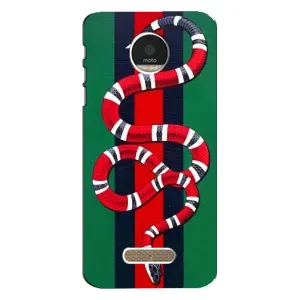 Чохли GUCCI для Моторола МОТО Z (AlphaPrint) (Gucci змія)