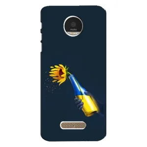 Чохол для Патріота України Motorola MOTO Z - (AlphaPrint) (Коктель молотова)
