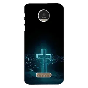 Чехол для Motorola MOTO Z (AlphaPrint) - (Христианские)
