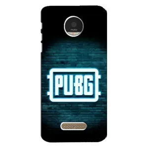 Чеjхол PUBG для Моторола МОТО Z (AlphaPrint) (Лого PUBG)
