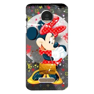 Чохол Disney Mouse Motorola MOTO Z (PREMIUMPrint) (Minni з бантіком)