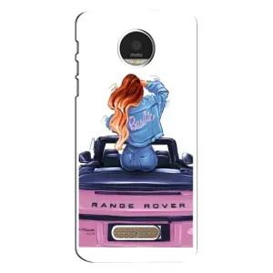 Чохол з друком для Motorola MOTO Z - (Мода) (AlphaPrint) (На машині)