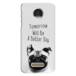 Чохли з собаками для Motorola MOTO Z (VPrint) (Смішний Мопс)