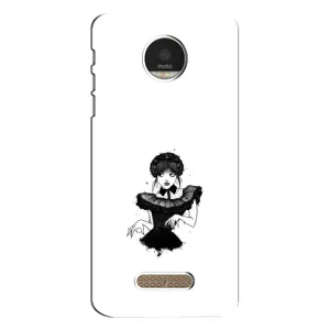 Чохли Венсдей на Motorola MOTO Z Уенсдей (AlphaPrint) (танець Венздей)