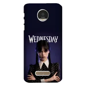Чохли Венсдей на Motorola MOTO Z Уенсдей (AlphaPrint) (Wednesday)