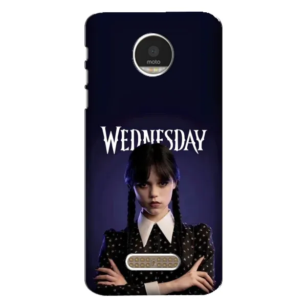 Чехол с принтом «Wednesday» для Motorola MOTO Z