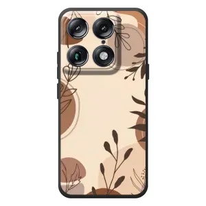 Чехол с принтом «Коричневые цветы» для Motorola Signature