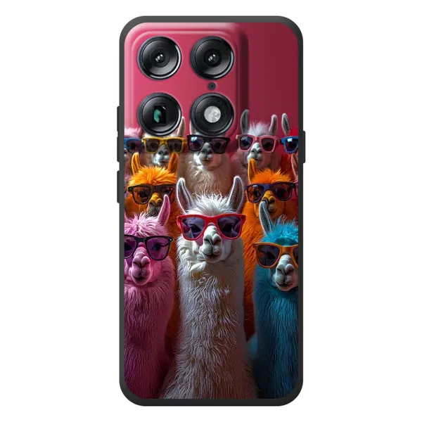 Чехол с принтом «Ламы в очках» для Motorola Signature